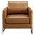 Posse Vegan Leather Accent Chair EEI-4392-BLK-TAN