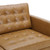 Exalt Tufted Vegan Leather Sofa EEI-4446-TAN