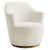 Nora Boucle Upholstered Swivel Chair EEI-5311-WHI
