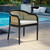 Melbourne Outdoor Patio Dining Armchair EEI-5348-IVO-WHI