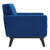 Engage Channel Tufted Performance Velvet Armchair EEI-5457-NAV