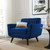 Engage Channel Tufted Performance Velvet Armchair EEI-5457-NAV