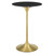 Lippa 28" Artificial Marble Bar Table EEI-5533-GLD-BLK