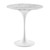 Lippa 20" Round Artificial Marble Side Table EEI-5680-WHI-WHI