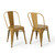 Promenade Bistro Dining Side Chair Set of 2 EEI-3859-GLD