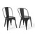 Promenade Bistro Dining Side Chair Set of 2 EEI-3859-BLK