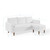 Revive Upholstered Right or Left Sectional Sofa EEI-3867-WHI