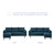 Revive Upholstered Right or Left Sectional Sofa EEI-3867-AZU