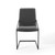 Pitch Upholstered Fabric Dining Armchair EEI-3800-BLK-CHA