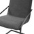 Pitch Upholstered Fabric Dining Armchair EEI-3800-BLK-CHA