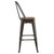 Promenade Bar Stool Metal Set of 2 EEI-3899-BRN