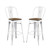 Promenade Bar Stool Set of 2 EEI-3896-WHI-SET