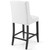 Baronet Counter Bar Stool Faux Leather Set of 2 EEI-4021-WHI