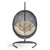 Encase Sunbrella® Swing Outdoor Patio Lounge Chair EEI-3943-BLK-BEI