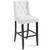 Baronet Bar Stool Faux Leather Set of 2 EEI-4023-WHI