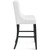 Baronet Bar Stool Faux Leather Set of 2 EEI-4023-WHI