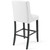 Baronet Bar Stool Faux Leather Set of 2 EEI-4023-WHI