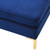 Ardent Performance Velvet Ottoman EEI-3987-NAV