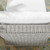 Conway Sunbrella® Outdoor Patio Wicker Rattan Armless Chair EEI-3980-LGR-WHI