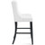 Baron Bar Stool Faux Leather Set of 2 EEI-4019-WHI