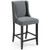 Baron Counter Stool Upholstered Fabric Set of 2 EEI-4016-GRY