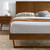Marlee Queen Wood Platform Bed With Angular Frame MOD-6381-WAL