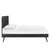 Marlee Queen Wood Platform Bed With Splayed Legs MOD-6382-BLK