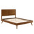 Marlee Queen Wood Platform Bed With Splayed Legs MOD-6382-WAL