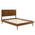 Alana Queen Wood Platform Bed With Splayed Legs MOD-6379-WAL