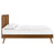 Alana Queen Wood Platform Bed With Splayed Legs MOD-6379-WAL