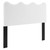 Athena Performance Velvet Twin Headboard MOD-6519-WHI