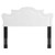 Evangeline Performance Velvet Twin Headboard MOD-6571-WHI