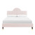 Aurora Performance Velvet Queen Bed MOD-6517-PNK