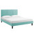 Peyton Performance Velvet Queen Platform Bed MOD-6597-MIN