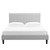 Peyton Performance Velvet Queen Platform Bed MOD-6597-LGR