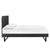 Marlee Full Wood Platform Bed With Angular Frame MOD-6625-BLK