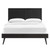 Marlee Twin Wood Platform Bed With Splayed Legs MOD-6630-BLK