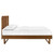 Marlee Full Wood Platform Bed With Angular Frame MOD-6625-WAL