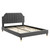 Sienna Performance Velvet Queen Platform Bed MOD-6713-CHA