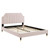 Sienna Performance Velvet Queen Platform Bed MOD-6713-PNK