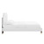 Sienna Performance Velvet Queen Platform Bed MOD-6713-WHI