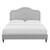 Portia Performance Velvet Queen Platform Bed MOD-6710-LGR