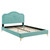 Portia Performance Velvet Queen Platform Bed MOD-6710-MIN