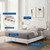 Juniper Channel Tufted Performance Velvet Twin Platform Bed MOD-6742-WHI