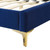 Juniper Channel Tufted Performance Velvet Queen Platform Bed MOD-6739-NAV