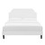 Sienna Performance Velvet Queen Platform Bed MOD-6714-WHI