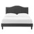 Juniper Channel Tufted Performance Velvet Queen Platform Bed MOD-6741-CHA