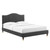 Juniper Channel Tufted Performance Velvet Queen Platform Bed MOD-6740-CHA