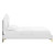 Portia Performance Velvet Queen Platform Bed MOD-6709-WHI