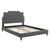 Lindsey Performance Velvet Queen Platform Bed MOD-6704-CHA